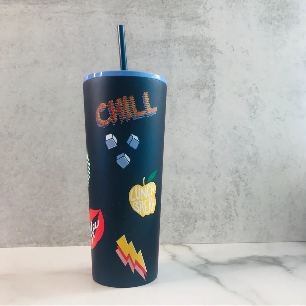 Starbucks Back to School Steel Tumbler Doodle